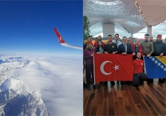 "Čast mi je prevoziti spasioce iz BiH" Pilot iz Turske održao emotivan govor tokom leta (FOTO)