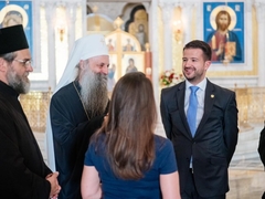Predsjednik Crne Gore posjetu Beogradu završio susretom sa patrijarhom Porfirijem (FOTO)