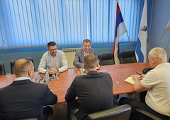 Gajić i Popović sa rukovodstvom „Elektro-Bijeljine“