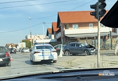 Bijeljina: Udes na raskrsnici, zatvoren dio ulice