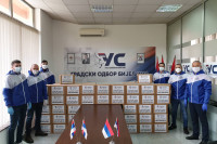 Ujedinjena Srpska Bijeljina uručila pakete pomoći starijim sugrađanima/FOTO/