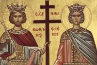 Sutra Sveti car Konstantin i carica Jelena