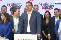 Vučić proglasio pobjedu; Dobili smo više od dva miliona glasova