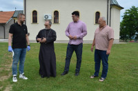Uređenje porte crkve u Mirosavcima