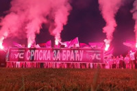 SPEKTAKULARNO - Ujedinjena Srpska pružila podršku braći u Crnoj Gori (VIDEO)