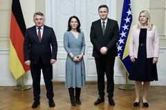 Ministarka vanjskih poslova Njemačke Annalena Baerbock stigla u posjetu BiH 