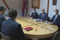 Sastanak načelnika Rade Savića sa ministrom Nenadom Popovićem