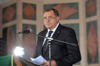 Dodik u besjedi poručio da je Srpska bila dom patrijarha Irineja jednako kao Srbija