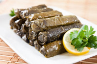 Posna sarma od vinovog lista