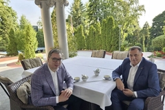 Sastali se Dodik i Vučić u Beogradu