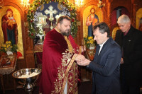 Ugljevik: Služena liturgija, načelnik Perić čestitao pravoslavnu Novu godinu