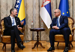 Vesić i Forto u Beogradu: Potrebno je osposobiti granične prelaze, a posebno onaj prema Bijeljini (FOTO)