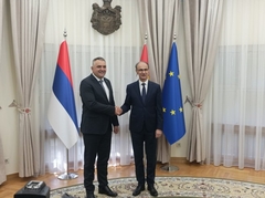 Minić sa Macutom u Beogradu