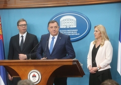 Dodik upoznao Vučića sa stanjem u BiH “Srpska neće voditi rat, ali će se braniti”