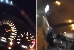 Vozio 170 km/h, sve prenosio uživo pa sletio s puta (VIDEO)