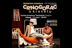 Najgledanija crnogorska komedija: "Crnogorac u krevetu" u Bijeljini