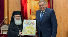 Dodik sa jerusalimskim patrijarhom: Očuvanje vjere i identiteta, mir potreban cijelom svijetu