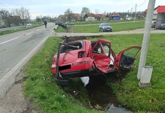 Epilog nezgode na putu Bijeljina - Ugljevik: Dvoje povrijeđenih (FOTO)