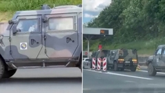 Kretanje trupa EUFOR-a: Konvoj vojnih vozila prošao pored Vogošće