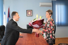 Ugljevik: Olivera Jevtić na prijemu kod načelnika Perića