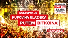 EXIT festival je prvi veliki festival na svijetu koji je omogućio plaćanje Bitcoinom 