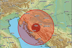 Snažan zemljotres pogodio Hrvatsku