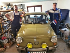 Braća Njegoš i Budimir od djetinjstva gaje ljubav prema legendarnom automobilu (FOTO)