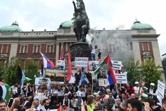 Protest podrške narodu Palestine u Beogradu