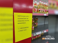 Bijeljinski market ograničio koliko brašna i ulja možete kupiti