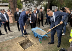 Dodik i Minić ozvaničili početak radova na dogradnji vrtića "Neven" u Višegradu