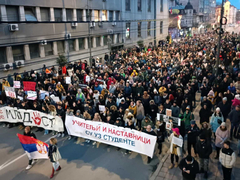 Protesti na jugu Srbije: Podrška studentima i prosvetarima ne prestaje