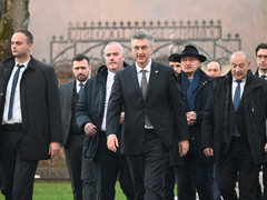 Plenković stigao u Banjaluku, dočekali ga zvaničnici Srpske