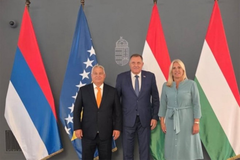 Dodik i Cvijanovićeva sa Orbanom u Budimpešti