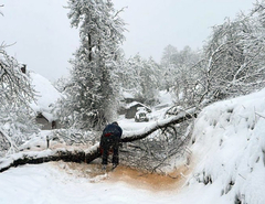 Evakuisane četiri osobe iz snijega