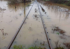 Poplave zaustavile vozove: Otkazane linije iz Novog Grada do Blagaja i Dobrljina