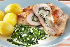 RUČAK ZA DANAS: Pileće rolice sa sirom i spanaćem!