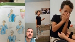 Sedmogodišnji Uroš preplakao Džekin oproštaj i nacrtao svog idola, a onda mu se Edin javio videoporukom (VIDEO)
