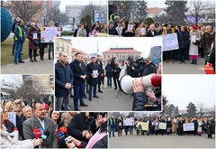 Detalji sa protesta u Bijeljini: Odbili Petrovićevu ponudu, dali mu ultimatum (FOTO)