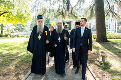 Patrijarh srpski Porfirije razgovarao sa Milatovićem u Podgorici