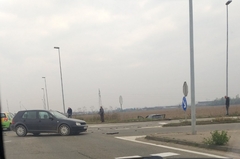 Sudar na obilaznici kod Bijeljine, vozilo završilo u njivi