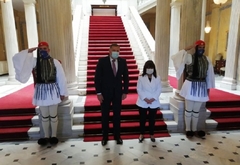 Dodik se sastao sa predsjednicom Grčke 