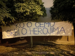 Navijači Dinama protiv izložbe “Srpkinja, heroina Velikog rata” (FOTO)
