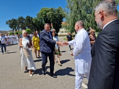 Dodik i Šeranić stigli u Bijeljinu: Prisustvuju puštanju u rad savremenog CT aparata