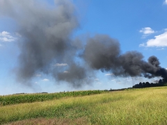 Požar u Maloj Obarskoj, vatrogasci na terenu (FOTO)