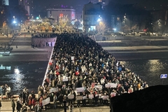 Studenti protestovali i u novogodišnjoj noći