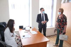 "Neizmjerno smo zahvalni zdravstvenim radnicima" Načelnik Ugljevika posjetio vakcinalni punkt