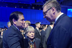 Vučić u Davosu sa Rubiom: "Srdačan kratak susret"