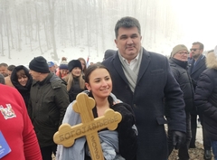 Jovana Kršić - Prva doplivala do časnog krsta na Busiji