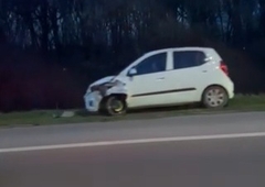 Sudar više vozila na auto-putu na izlazu iz Beograda  (VIDEO)