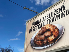Reklama za travničke ćevape u Banjaluci pobrala simpatije 